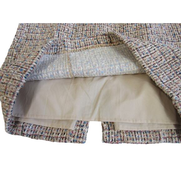 Women’s 0 White House Black Market Tweed Sleeveless Sheath Dress NWT - Picture 6 of 8